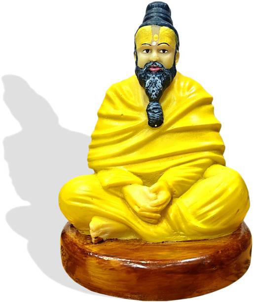 Adhvik Shri Premanand Govind Sharan Ji Maharaj Resin God Idol, Car Dashboard Decorative Showpiece  -  10 cm