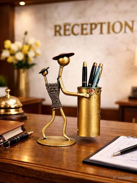 BOSCO Handicraft Lady Baby Pen Stand Decorative Showpiece  -  20 cm