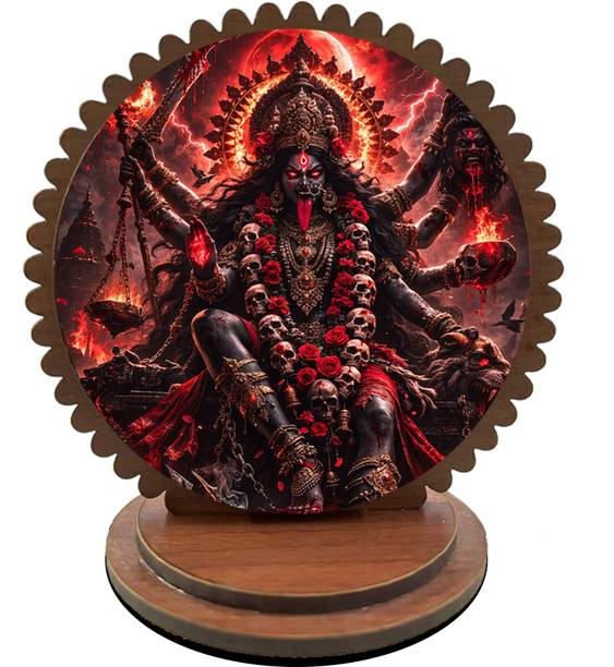 Kaqeink Maa Kali Car Dashboard Idol Decorative Showpiece  -  7.62 cm