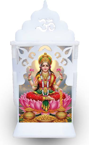 Kaynka Laxmi ji temple car dashboard. Decorative Showpiece  -  10 cm
