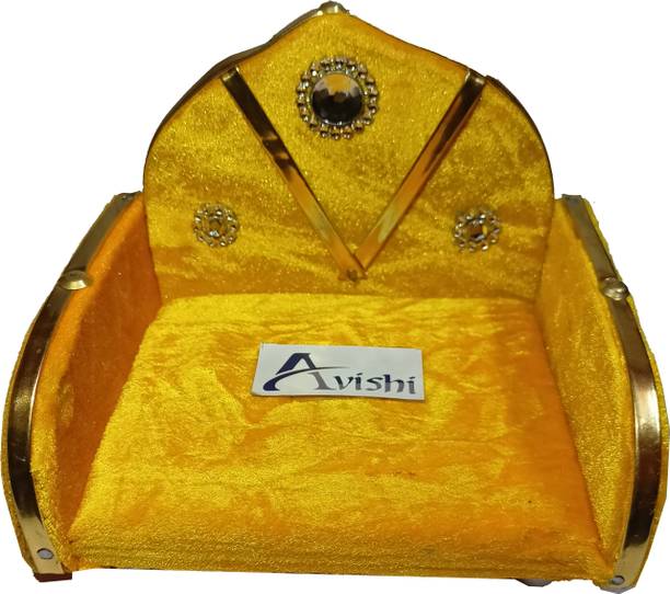 Avishi laddu gopal singhasan & thakur ji singhasan for 0 to 4 Size Decorative Showpiece  -  12 cm
