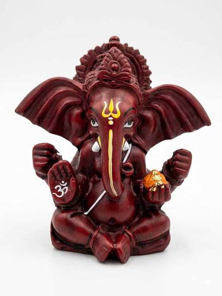 ganesh idol Decorative Showpiece  -  7 cm