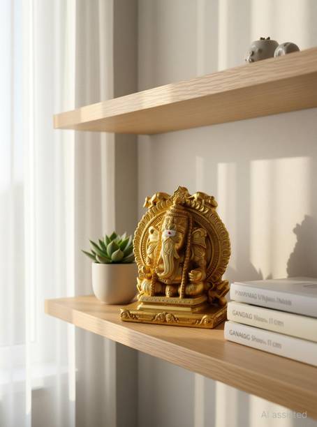 tskutty PILLAYARPATTI KARPAGA VINAYAGA / GANESHA 4 INCH / LORD VINAYAGA IDOL Decorative Showpiece  -  11 cm