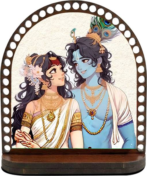 ar creative Radha and Krishna Car Dashboard Idol, God Statue For Car, Home, Office Decorative Showpiece  -  7.62 cm