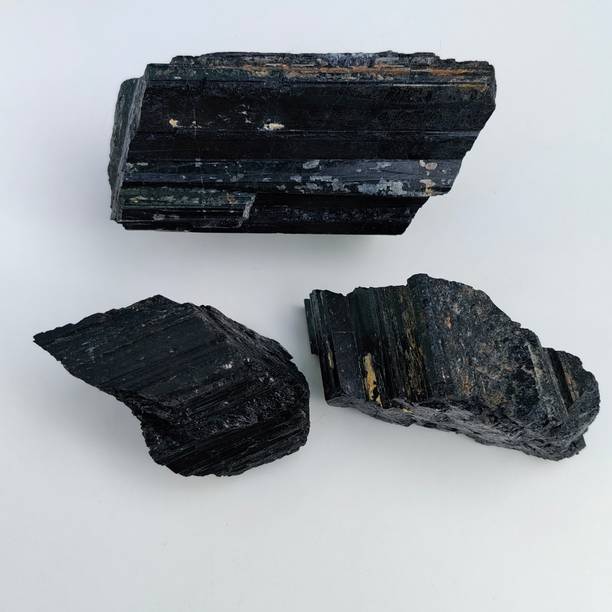 Ripresent 300 Grams (Approx) Black Tourmaline Crystal Stone For Protection & Manifestaion Decorative Showpiece  -  2 cm