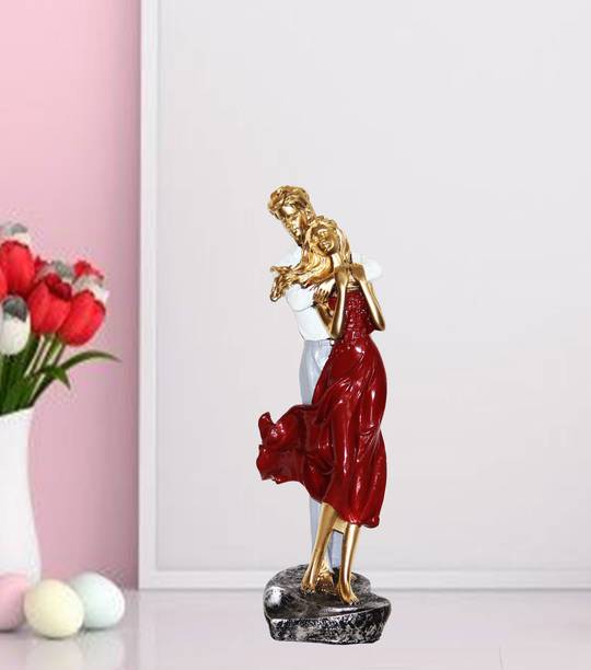 BECKON VENTURE Valentine Cute Love Couple Statue Gift Romantic Gifts for Girlfriend Decorative Showpiece  -  39.37 cm