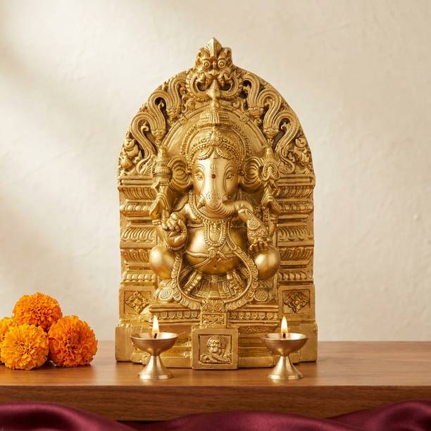 tskutty LORD JEWEL SIDDHI GANESH / VINAYAGA / GANAPATHI / GANPATI / PILLAYAR Decorative Showpiece  -  15 cm