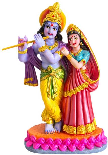 SHREE RADHA KRISHNA Decorative Showpiece  -  15 cm