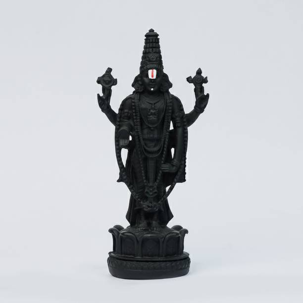 Sai Divya car dashboard Mini Balaji Decorative Showpiece  -  9 cm