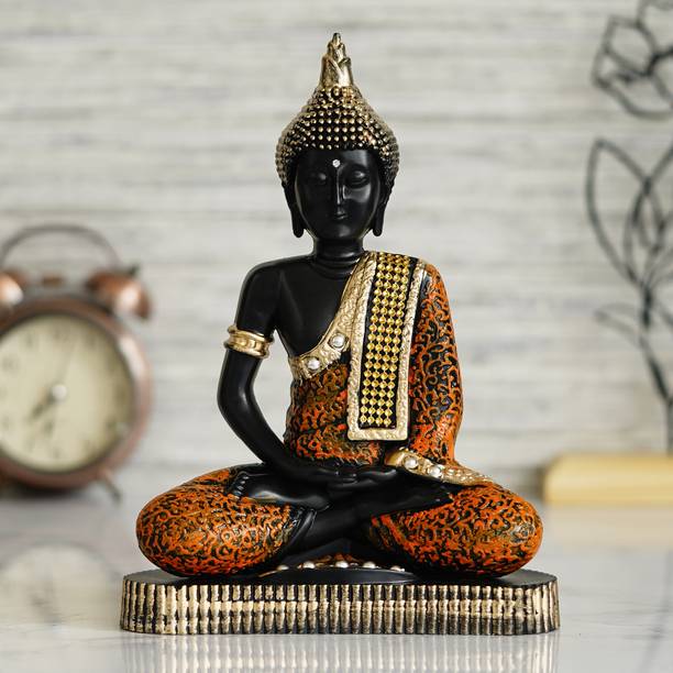 APPISHOPY Buddha Statue Showpiece For Home Decoration डेकोरेटिव शोपीस  -  22.86 cm