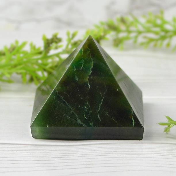 REIKI CRYSTAL PRODUCTS Green Aventurine Pyramid Natural Crystal Pyramid 30-35 mm Reiki Healing Stone Pyramid For Vastu Correction And Increase Energy Decorative Showpiece  -  3.5 cm