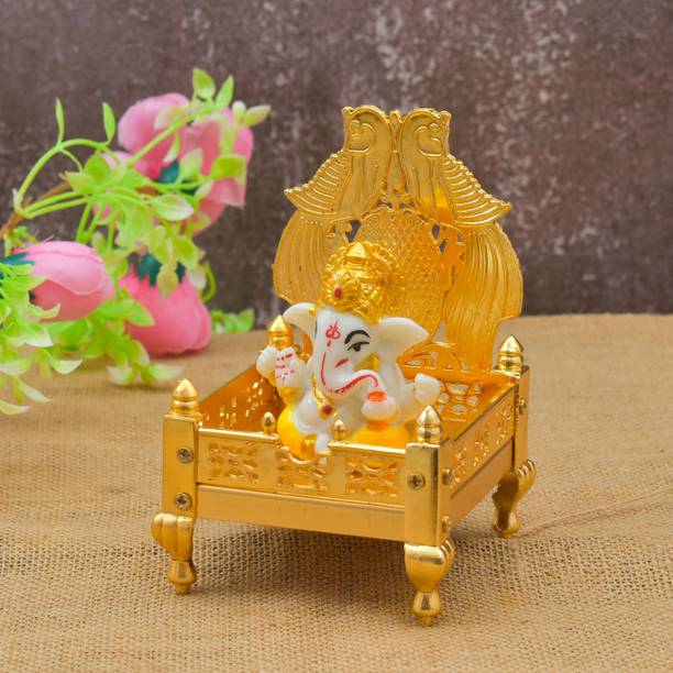 Vj Shree Gamesh idol, Metal Singasan Jhula