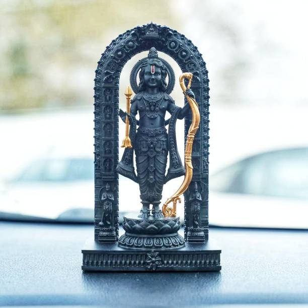 Gupangam ayodhya Ram Lala Murti Dust Marble 7 inch Decorative Showpiece  -  18 cm