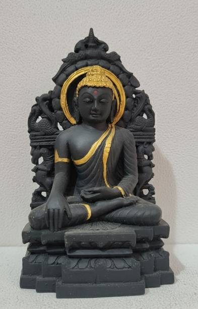 hands of odisha Buddha Statue | Meditating Buddha Idol for Home Decorative Showpiece  -  15 cm