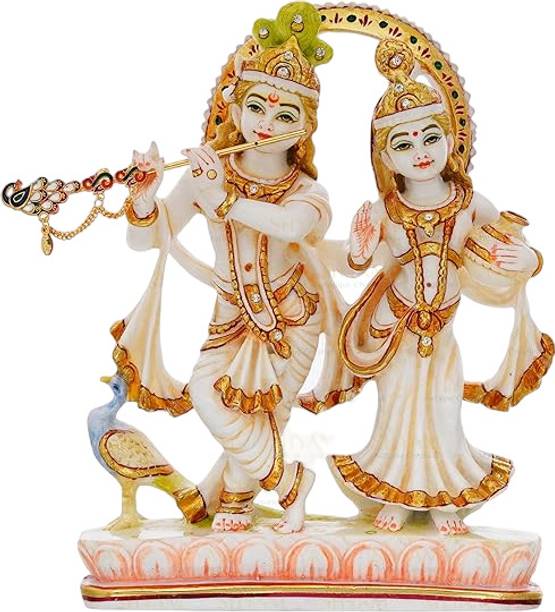 VAMIKA HANDICRAFTS Radha Krishna Statue Decorative Showpiece  -  25.4 cm