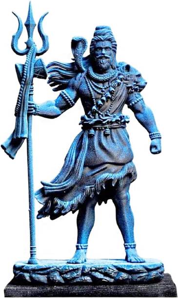 DECORCREATORS Shiv Ji Murti Idol for Car Dasboard Home Pooja Temple Decorative Showpiece  -  11.5 cm