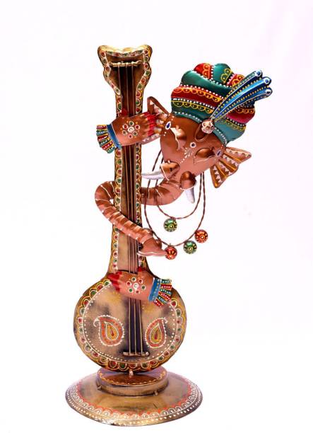 o my furniture Guitar Ganesha Home decor Show piece Decorative Showpiece  -  51 cm