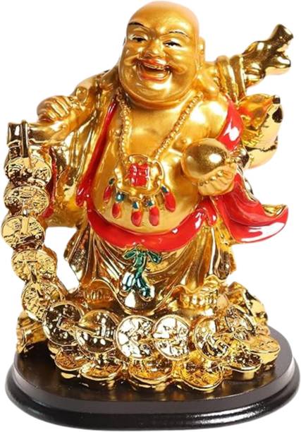 The Spiritual Living Laughing Buddha |7.5 Inch Laughing Buddha Statue for Money |Vastu Feng Shui Item Decorative Showpiece  -  19.1 cm