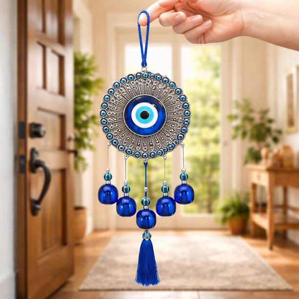 Divaart Evil Eye Wall Hanging for Home Entrance | Nazar Battu Door Decor Decorative Showpiece  -  35 cm