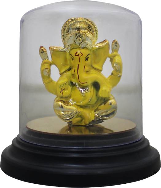 vinayakmoorti Ganesha Idol In Cabin Ganesh ji Ki Murti for Office Desk Decorative Showpiece  -  8 cm