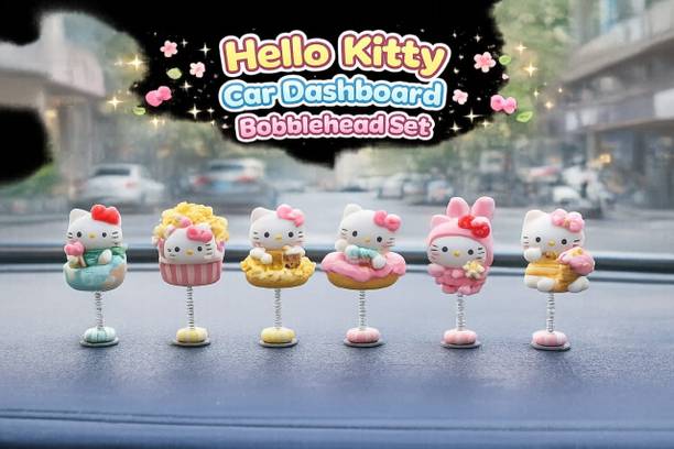 UGAMEDI 6 pcs kitty dashboard car decoration