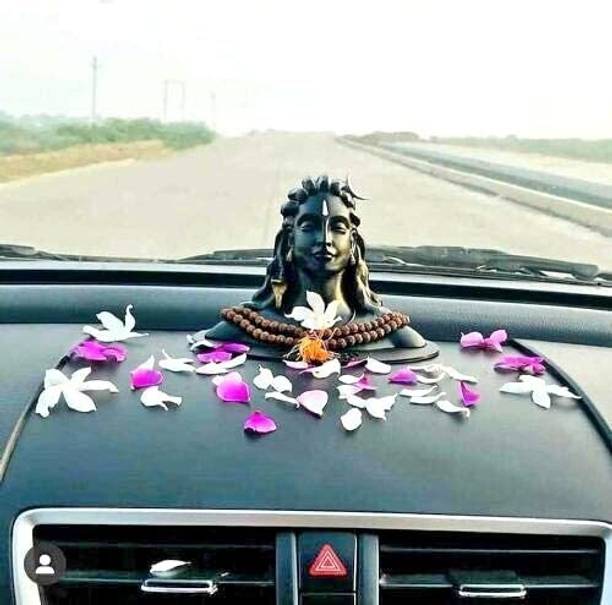 Starpion Adiyogi God Adiyogi Bhagwan Shiv Ji Shiv Ji Dhyan Shiv Idol Shiv Ji Decorative Showpiece  -  16 cm