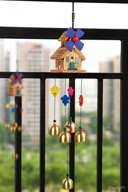 DIKSHA PRODUCTS WINDCHIME WALL HANGING DECORATIVE ITEMS SHOWPIECE GIFTS HOME BALCONY LIVING ROOM Decorative Showpiece  -  20 cm