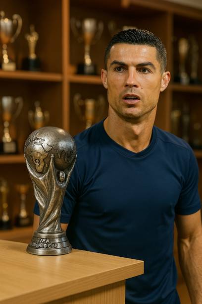 ARCHADIA Fifa Trophy Scale Model Decorative Showpiece  -  21 cm