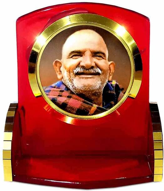 Stylewell Neem Karoli Baba Small Size Arylic God Idol, Car Dashboard/office Desk/table Decorative Showpiece  -  6 cm