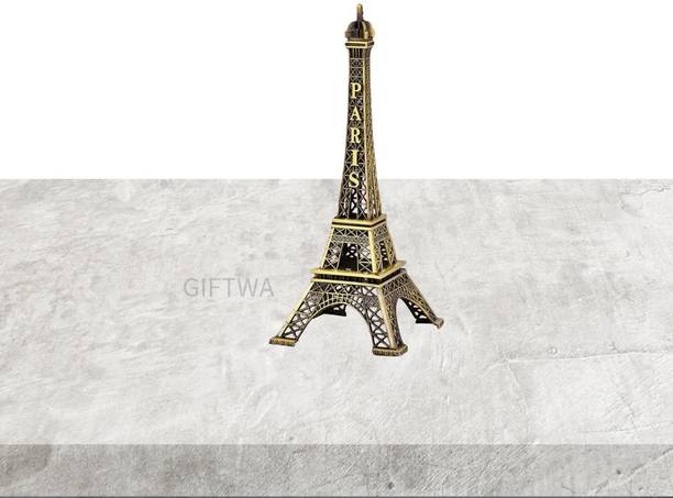 GIFTWA Eiffel Tower Showpiece Antique Finish, Home Decor. Office,Table,room Decorative Showpiece  -  10 cm