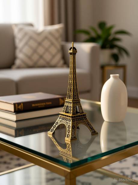 R M ENTERXX EIFEEL TOWER 13.5 Decorative Showpiece  -  13 cm