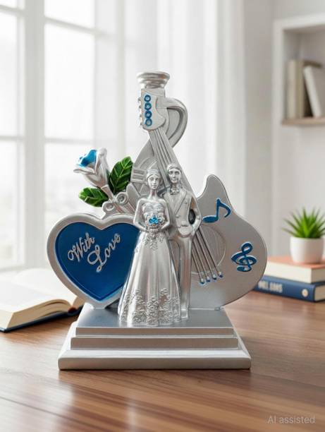 VELOSA Elegant Wedding Couple Figurine Decorative Showpiece - 23.5 cm