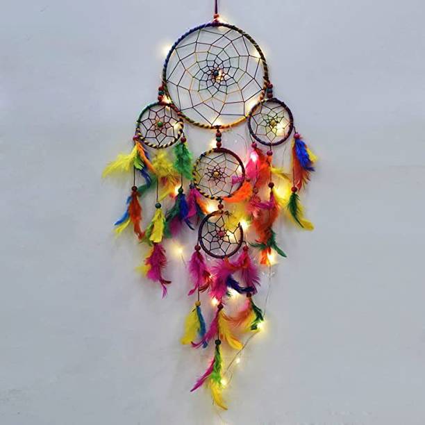 Ryme Dream Catcher With Light For Home Decoration, Garden Decoration Decorative Showpiece  -  55 cm