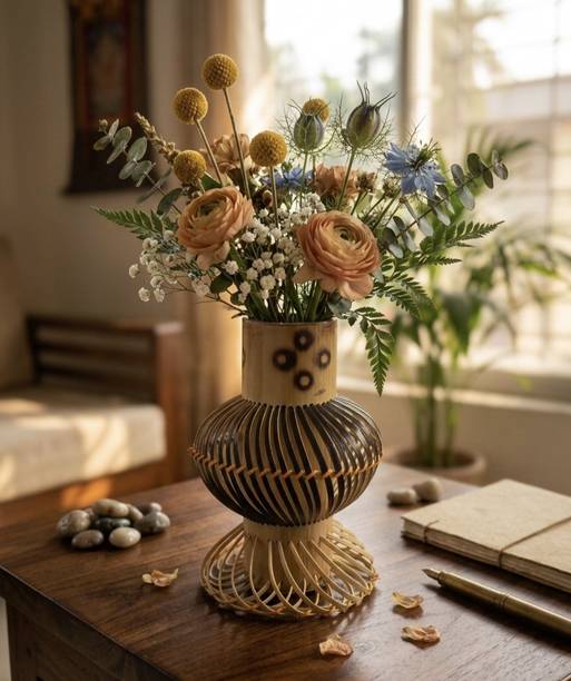 ZRITUL Flower Vase Small 7inc डेकोरेटिव शोपीस  -  18 cm