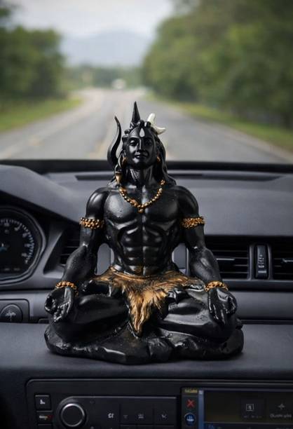 sumit enterprises #4-Shiv-meditation-4in Decorative Showpiece  -  12 cm