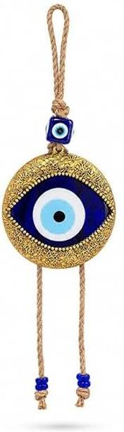 DAZZLEKIT DAZZLEKIT Evil Eye Wall Hanging for Home Entrance Door Decorative Showpiece  -  13 cm