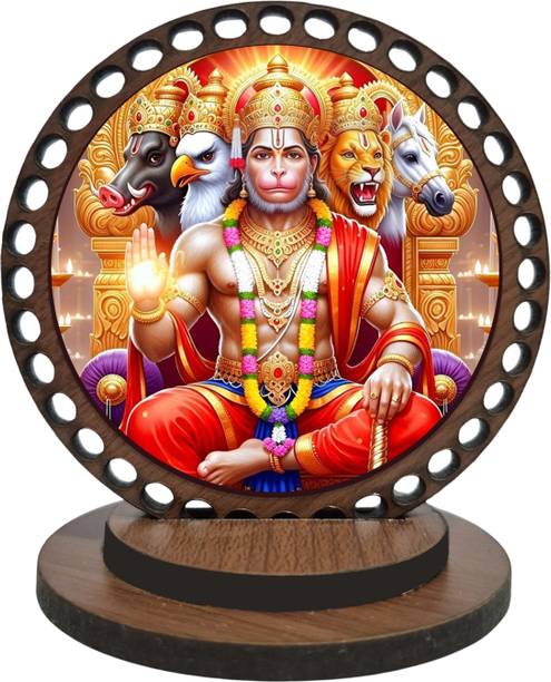 ar creative Panchmukhi Hanuman Ji Car Dashboard Idol, God Statue For Car, Home, Office Decorative Showpiece  -  7.62 cm
