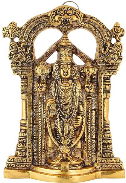 Effigy Onlinehub God Tirupati Balaji,Sri Venkateswara Idol Decorative Showpiece  -  19 cm