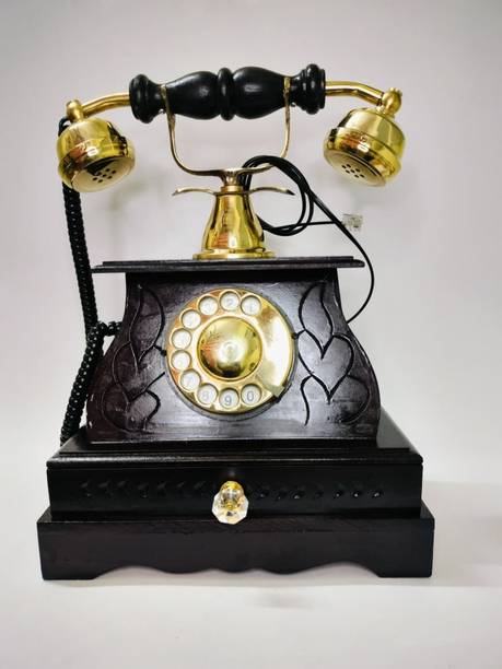 BajtaEra Antique Telephone Decorative Showpiece - 32 cm