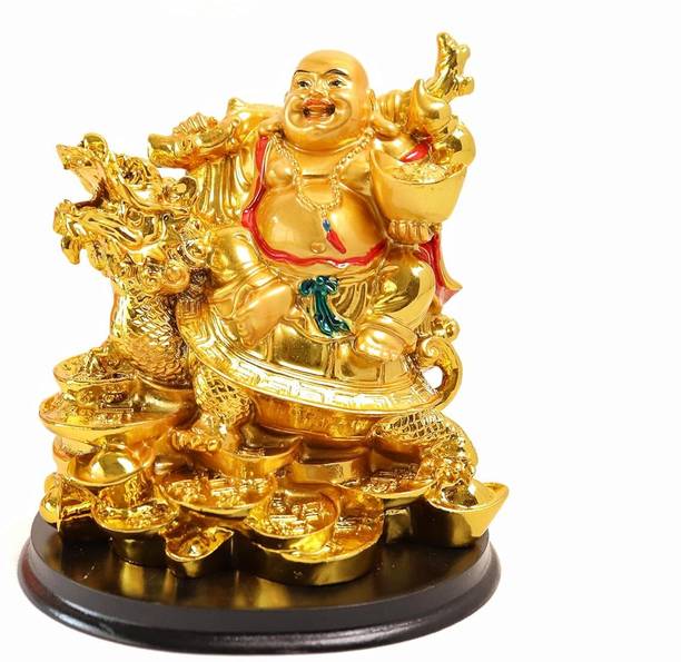 The Spiritual Living Laughing Buddha | 5 Inch Laughing Buddha Statue for Money | Vastu Feng Shui Item Decorative Showpiece  -  12.7 cm