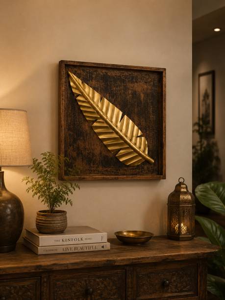 KARNIS CRAFT leaf-102525 Decorative Showpiece  -  30.5 cm