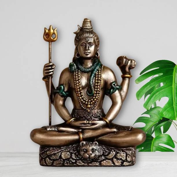 SBBCO Divine Magnet Shiva Shiva Idol for Home Temple and Office Decor Decorative Showpiece  -  8.67 cm