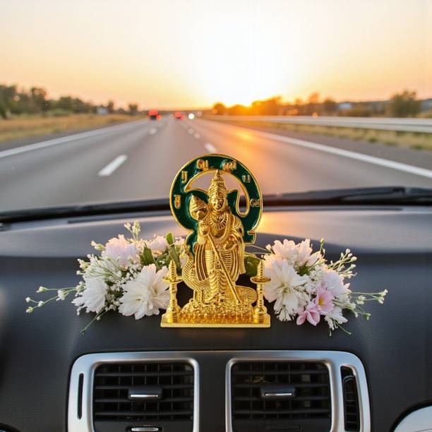 Anantamitra Lord Murugan Car Dashboard Idol l Subramanya Swamy Statue Decorative Showpiece  -  8 cm