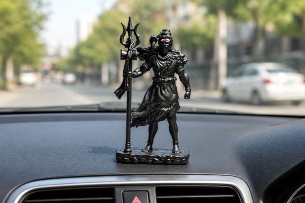 Routezo Premium Lord Shiva Idol Decorative Showpiece  -  14 cm