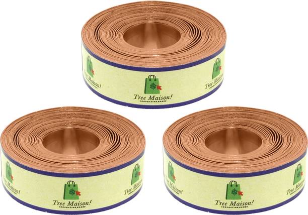TREEMAISON Copper Strip For Vastu Remedy {8 Feet ,12 MM Width , 0.3 MM Thickness} {Pack-3} डेकोरेटिव शोपीस  -  11 cm