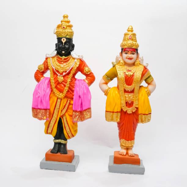 Sai Divya SIDIVYA-VITHAL RUKHMINI Decorative Showpiece  -  20.3 cm