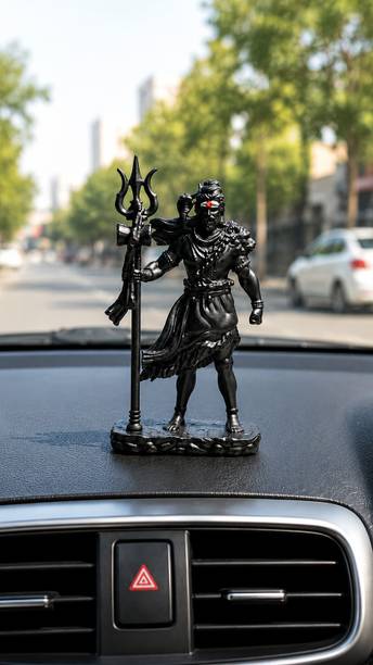 Routezo Premium Lord Shiva Idol Decorative Showpiece  -  14 cm