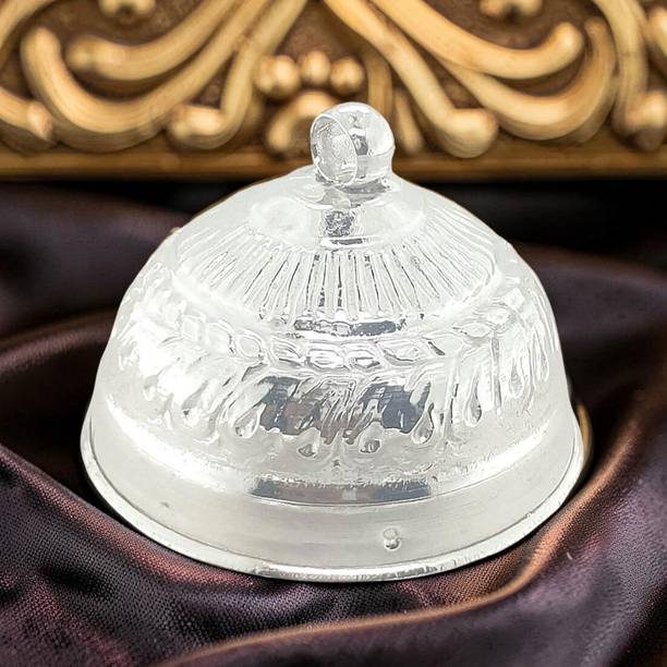 Sahiba Gems Silver Chattar For Mandir Donation Pooja items Decorative Showpiece  -  3.5 cm