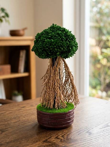 SS CRAFT Ss Craft Artificial Bonsai Tree Showpiece for Home & Office Decor Decorative Showpiece  -  26 cm