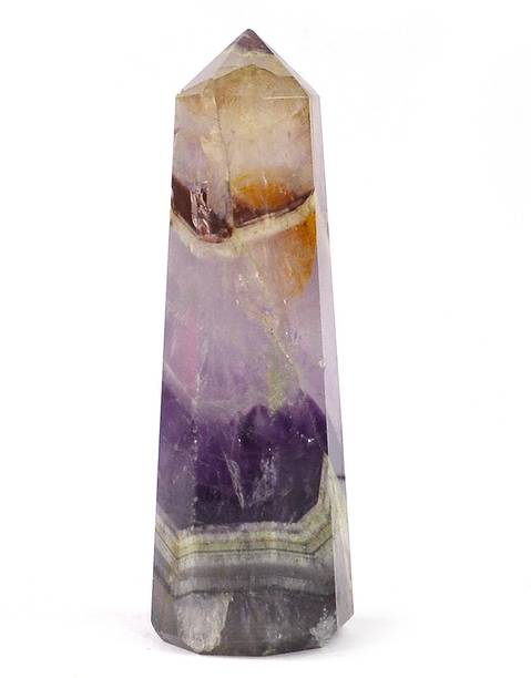 REIKI CRYSTAL PRODUCTS Amethyst Pencil Natural Crystal Pencil Reiki Healing Pencil Amethyst Obelisk Reiki Healing Obelisk Crystal Stone Obelisk Stone Tower For Grid, Vastu Correction, Protection and Increase Energy Height 2 Inch Approx Decorative Showpiece  -  5.5 cm